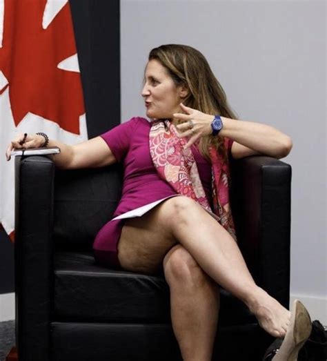 chrystia freeland legs|Chrystia Freeland Pics .